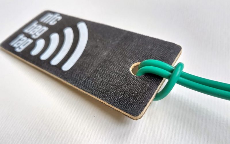 New eco electronic NFC bag tag product available to buy!
